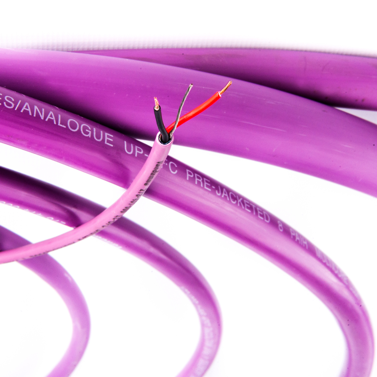 Van Damme Digi Grade Purple Series Digilog LSZH Ecoflex AES/EBU Single Pair