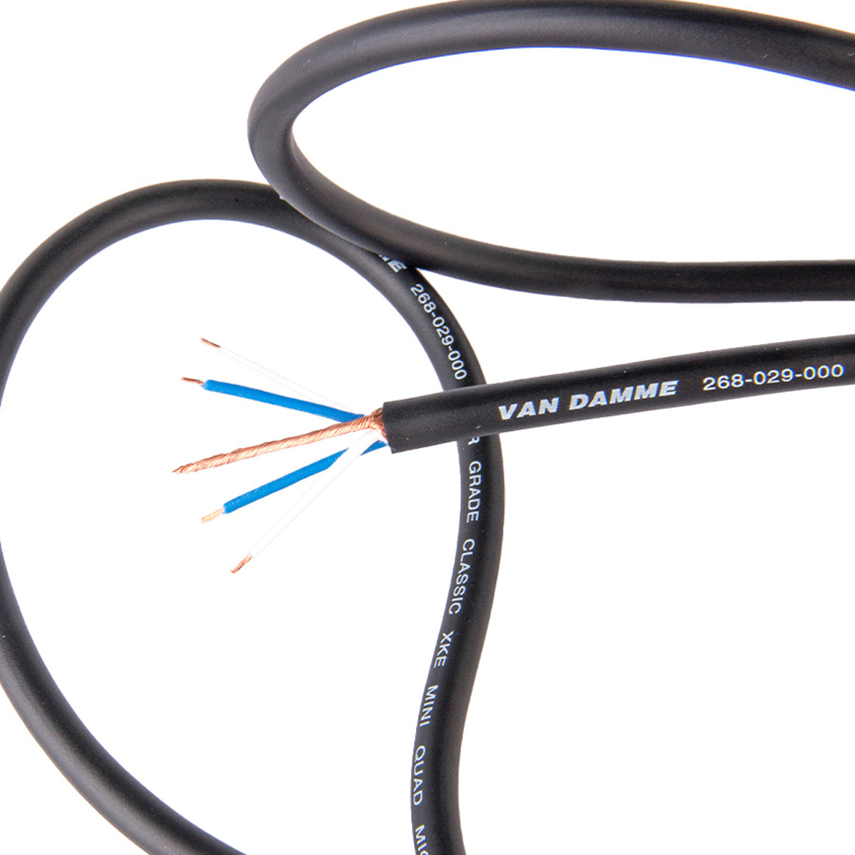 Van Damme Tour Grade Classic XKE Miniature Starquad | Quad Patch- und Mikrofonkabel