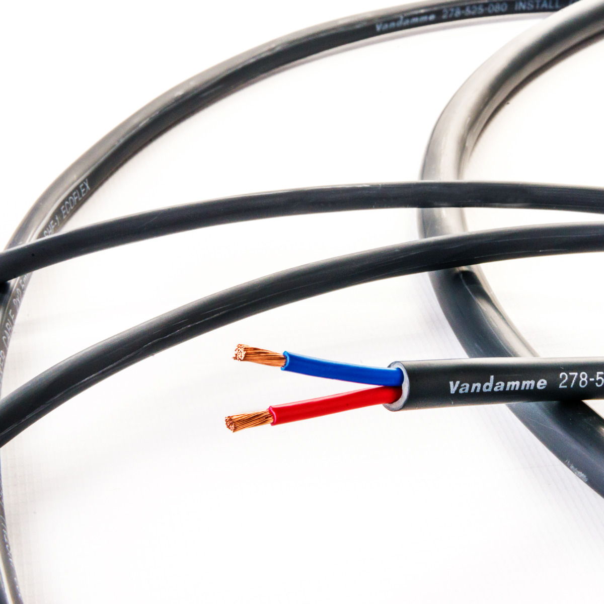 Van Damme Install Grade Ecoflex LSZH Speaker Twin Axial 2 x 0.75mm²
